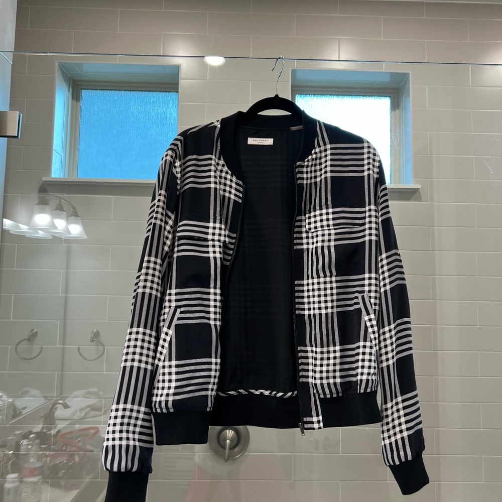 Silk Bomber Jacket - image 1